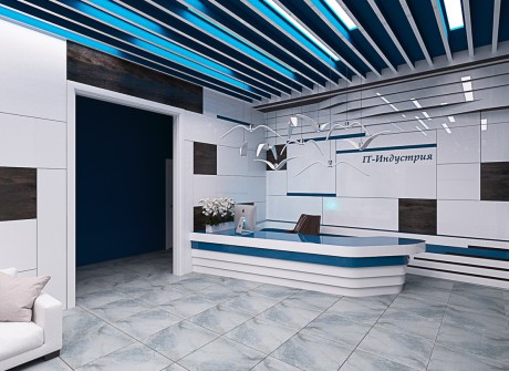 Дизайн проект офиса БЦ «Водный»